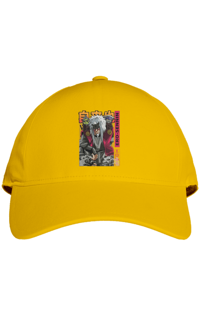 Cap with prints Naruto Jiraiya. Anime, hokage, jiraiya, manga, naruto, shinobi, shonen. 2070702