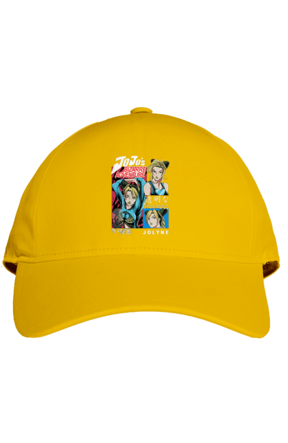 Cap with prints JOJO Jolyne Cujoh. Anime, jojo, jojo`s bizarre adventure, jojo’s bizarre adventure, jolyne cujoh, manga. 2070702