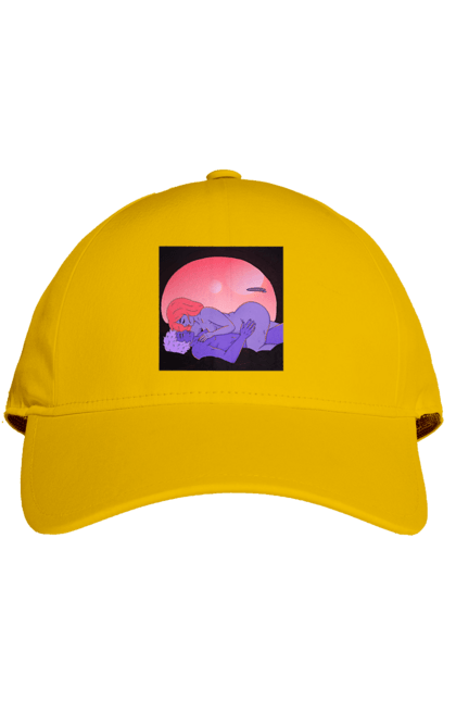 Кепка с принтом Инопланетяни Девушка И Парень. Голые, девушка, парень. 2070702