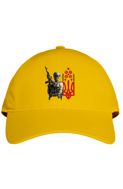 Кепка з принтом "Гвардія наступу". F 16, himars, leopard, patriot, гвардія наступу, контрнаступ, літо 2023, літо контрнаступ, перемога. 2070702