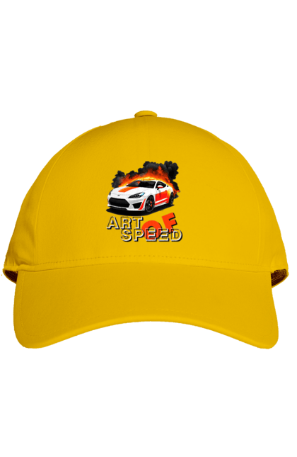 Кепка з принтом "Швидкість". Авто, автомобіль, автомобільний, гонка, швидкість. 2070702