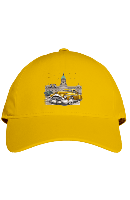 Кепка з принтом "Автомобіль та архітектура модерн". Автомобіль, архітектура, модерн. 2070702