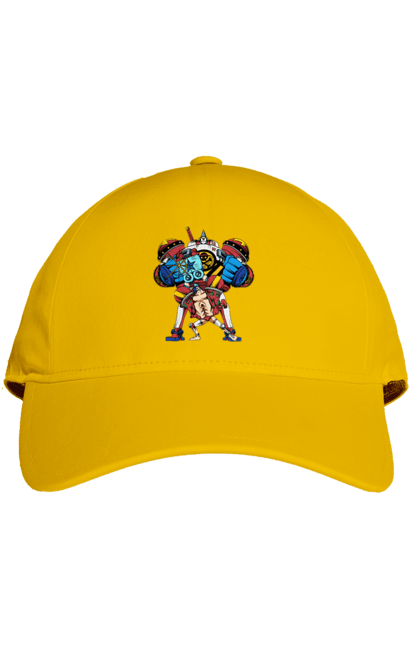 Cap with prints One Piece Franky. Anime, franky, iron man, manga, one piece, straw hat pirates. 2070702