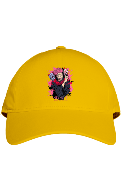 Cap with prints Jujutsu Kaisen Sukuna. Anime, dark fantasy, jujutsu kaisen, magic battle, manga, mystic, sukuna. 2070702