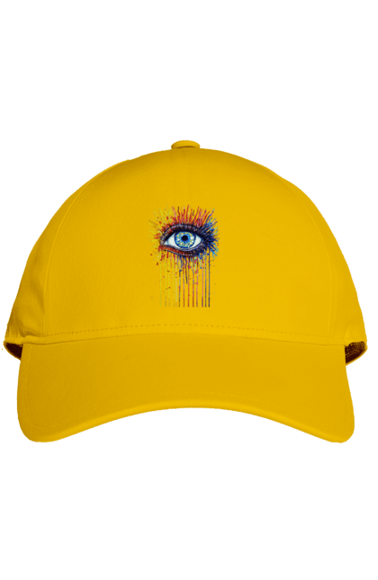 Кепка з принтом "Барвисто Тече Око". Очей, фарби. 2070702