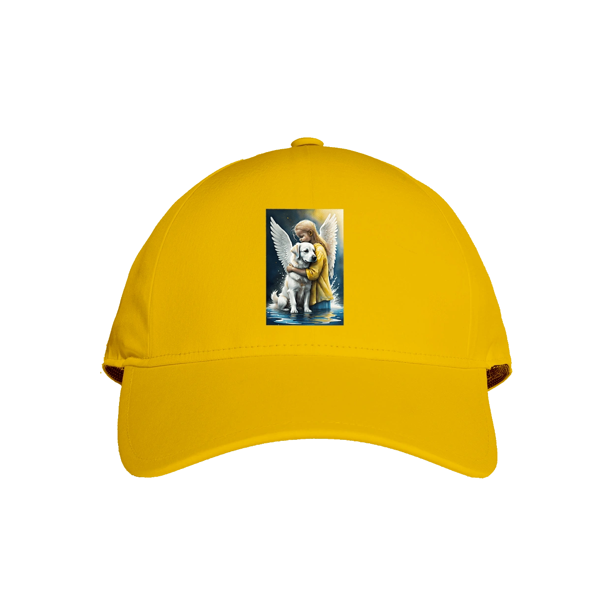 Girl and dog angel [memorial to dead animals]