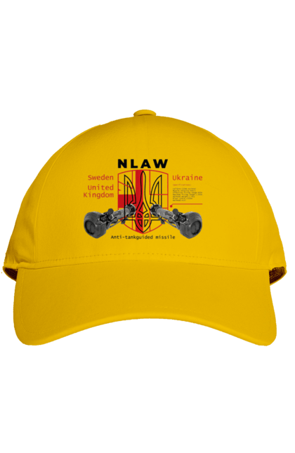 Кепка с принтом NLAW. Caesar, himars, nlaw, patriot, weapon, zaluzhny. 2070702
