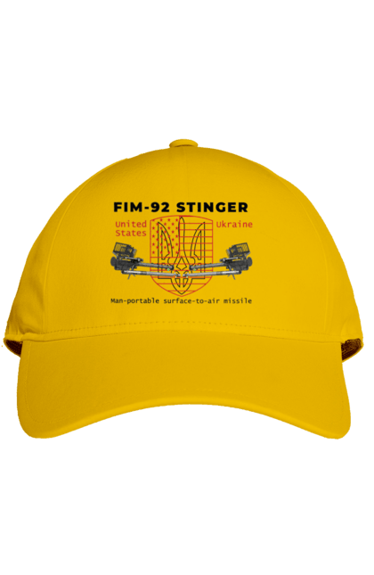 Кепка з принтом "Stinger". F16, nasams, stinger, zuzana, гаубиця, два герби, залужний, сюзанна. 2070702