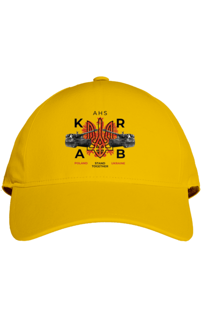 Cap with prints AHS KRAB. Ahs krab, crab, himars, weapon, zaluzhny. 2070702