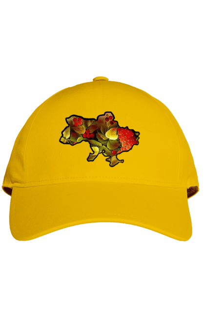 Кепка з принтом "Справжня Україна". Барви, квіти, кольору, краса, листя, настрій, україна. 2070702