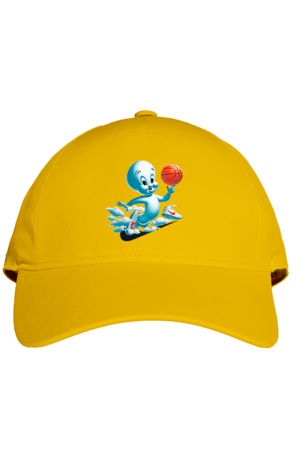 Cap with prints Casper. Ball, basketball, casper, ghost, movie, sneakers, sport. 2070702