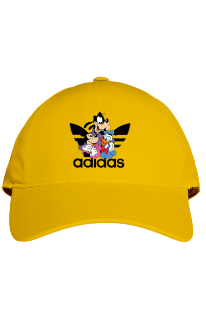 Кепка з принтом "Adidas Міккі Маус". Adidas, mickey mouse, адідас, дісней, міккі, міккі маус, мультфільм. 2070702