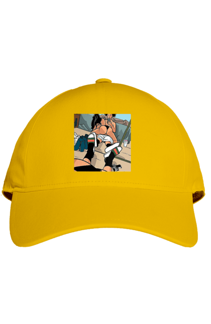 Cap with prints Naked Selfie In The Mirror. Ass, from above, selfie. 2070702