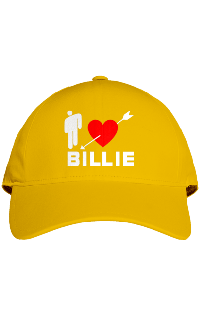 Кепка з принтом "Біллі Айліш". Біллі айліш, логотип біллі айліш, принт біллі айліш, співачка біллі айліш. 2070702