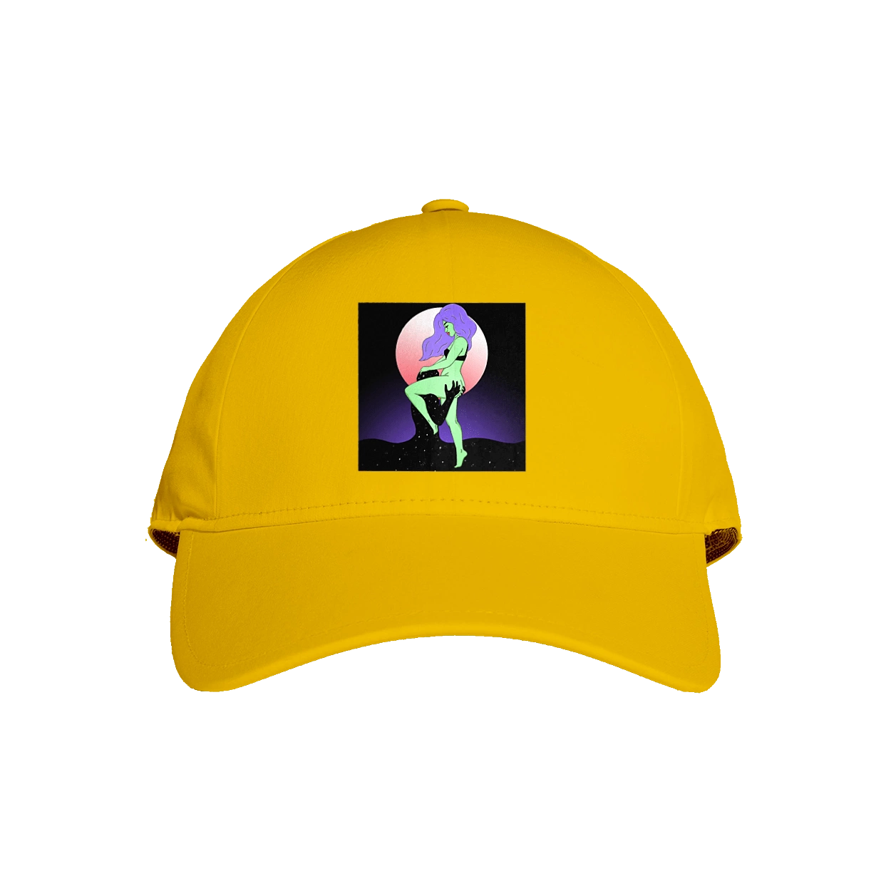 Green Girl And The Moon