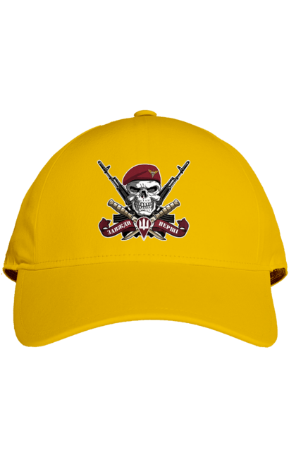 Кепка з принтом "Десантно штурмові війська". Десантно штурмові війська, дшв, з гербом, з тризубом, з українською символікою, завжди перші, зсу, патріотична. 2070702