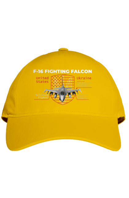 Кепка з принтом "F 16". F16, nasams, zuzana, гаубиця, два герби, залужний, сюзанна. 2070702