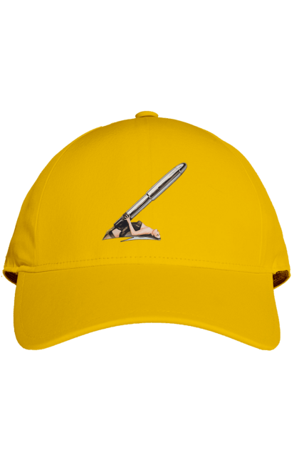 Кепка з принтом "Великий Патрон". Дівчина, куля, патрон. 2070702