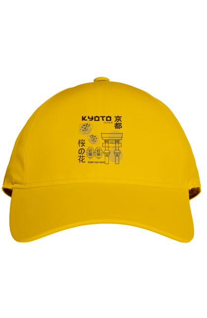 Кепка з принтом "Kyoto". Дитяча, для дітей, кіото, мала, мила, місто, подорожувати, туризм, япония. 2070702