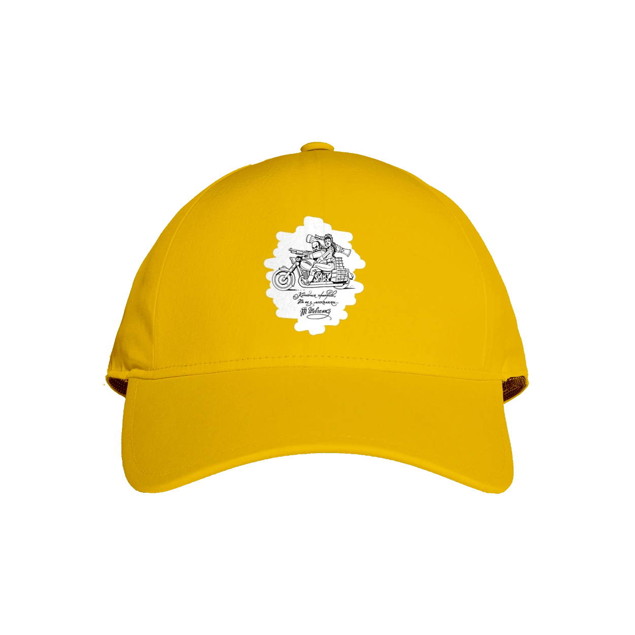 Shevchenko on a motorcycle