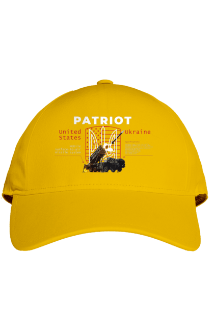 Кепка з принтом "Patriot". Caesar, himars, patriot, залужний, зброя. 2070702