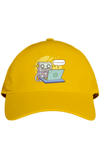 Кепка з принтом "Я не робот Хакер зрозуміє 404 до дня програміста". 404, aws, backend, c++, cloud, css, frontend, golang, java, js, linux, python, script, web, ай ті, айті, айтішник, верстка, дата, код, компьютер, лаптоп, облако, ошибка, програміст, программа, программист, програмування, робот, хакер, язык. 2070702