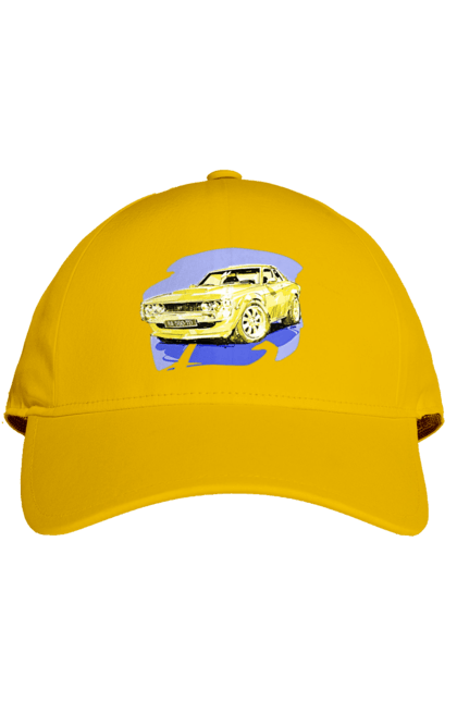 Кепка з принтом "Український спорткар". Додж челенджер, машина, машини арт, потужність, спортивне авто, спорткар, українське авто, швидкість. 2070702