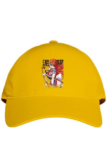 Cap with prints One Piece Nami. Anime, cat burglar, manga, nami, one piece, straw hat pirates. 2070702