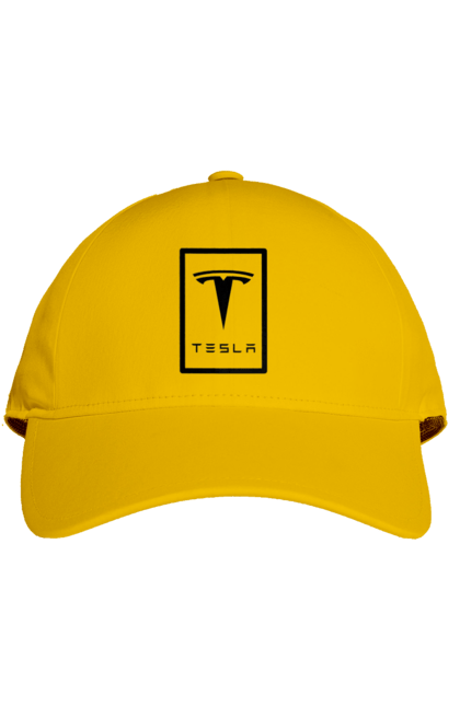 Кепка з принтом "Тесла". Tesla, илон маск, тесла. 2070702