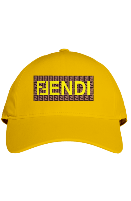 Кепка з принтом "Fendi". Fendi, lvmh, бренд, будинок моди, італія, люкс, мода, одяг, сумка, фенді. 2070702