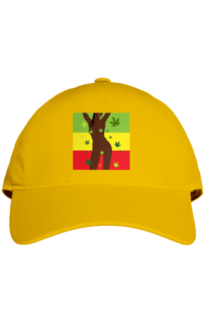 Cap with prints Naked Girl And Hemp. Hemp, naked, smoke, tits. 2070702