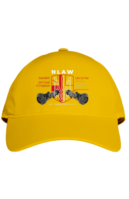 Кепка з принтом "NLAW". Caesar, himars, nlaw, patriot, weapon, zaluzhny. 2070702