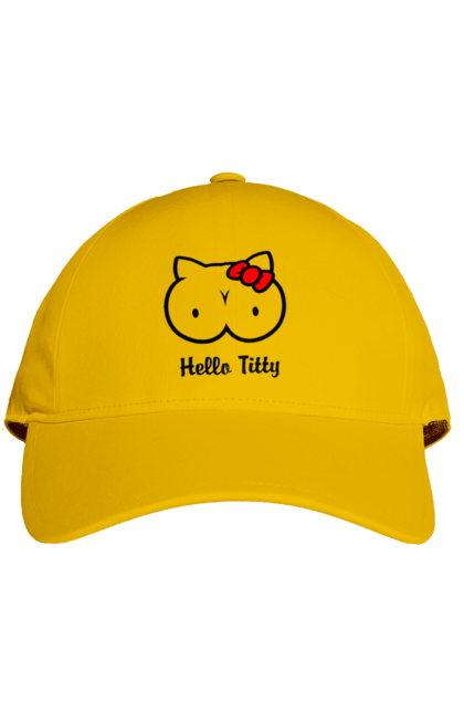 Cap with prints Hello kitty. Beauty, hello, hello kitty, kitty, matured. 2070702
