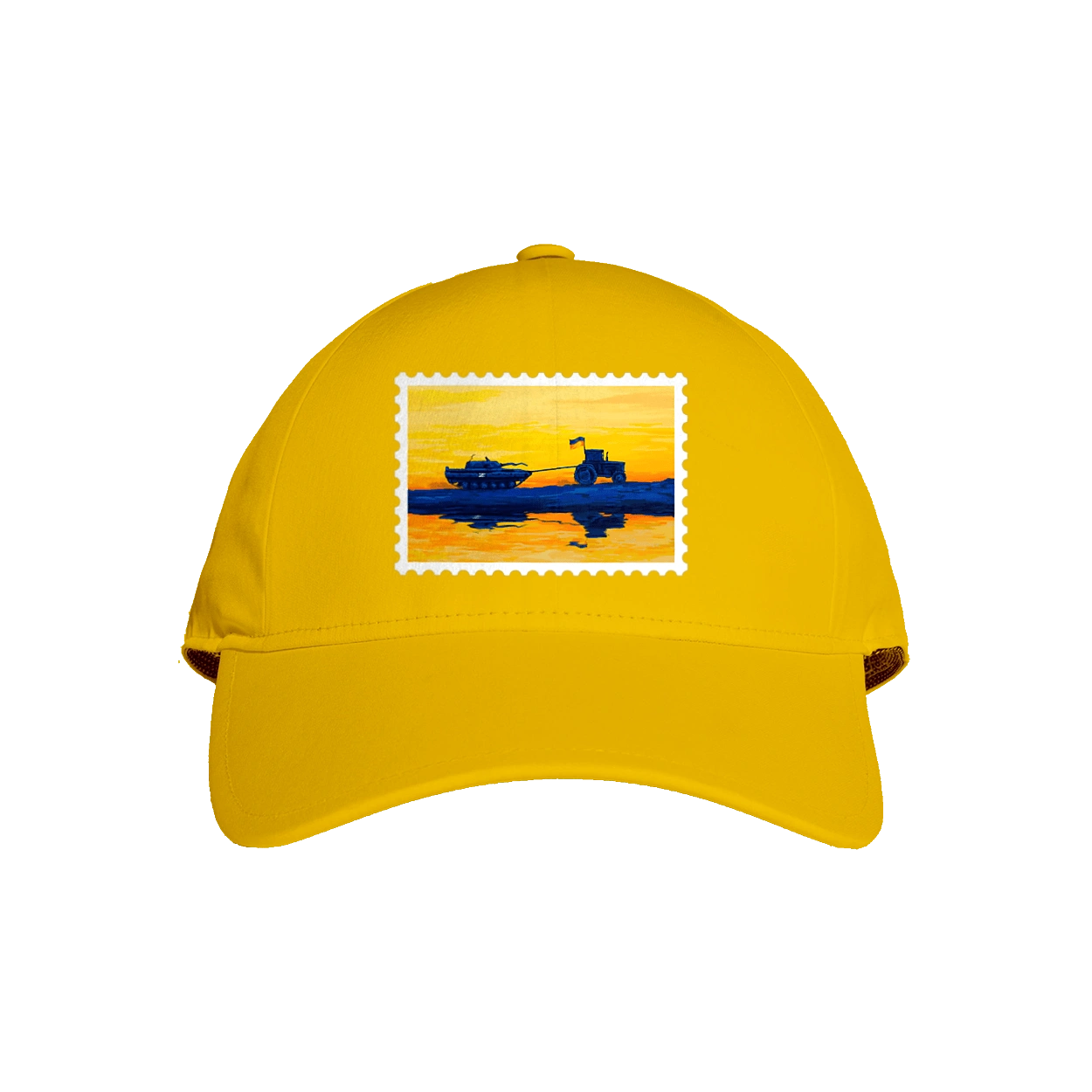 New brand, tractor pulling tank