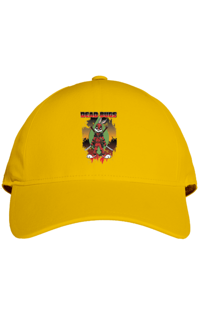 Cap with prints Bugs Bunny Deadpool. Bugs bunny, cartoon, deadpool, looney tunes, marvel, merrie melodies. 2070702