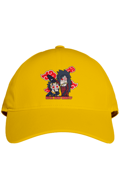 Cap with prints Rick and Morty. Adventures, black humor, cartoon, naruto, rick, rick and morty, sci-fi, tragicomedy. 2070702