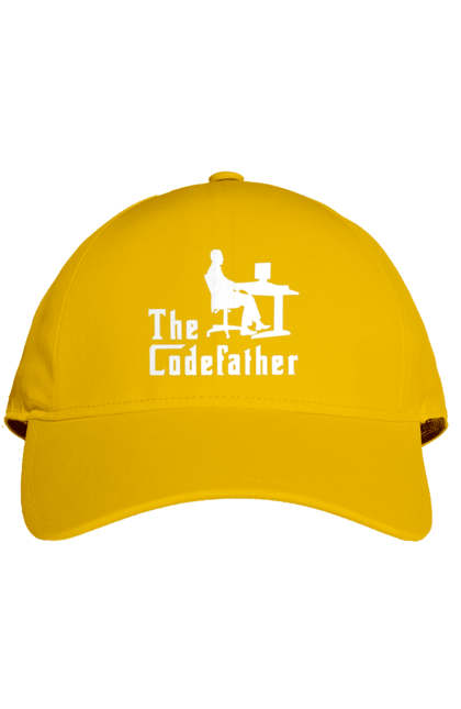 Кепка з принтом "Батько коду". Айті, айтішник, батько коду, для айтішника, для програміста, подарунок айтішнику, подарунок програмісту, програміст, розробник. 2070702