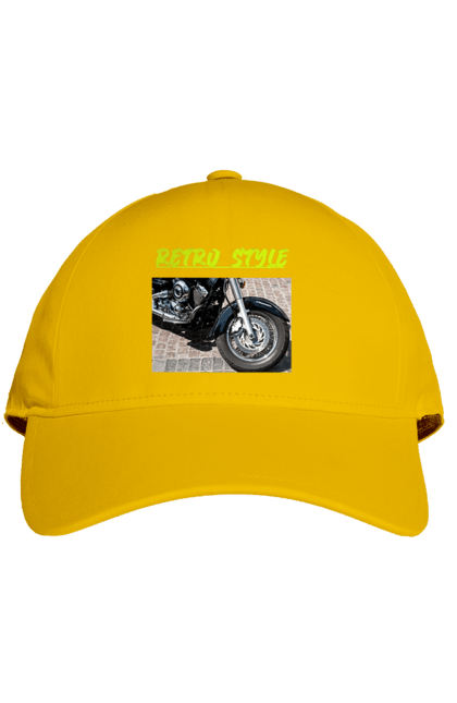 Cap with prints Moto2. Bike, motorbike, retro, road, speed, style. 2070702