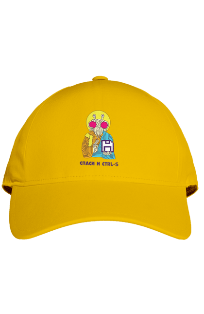 Кепка з принтом "Врятуй та ctrl+s". It, врятуй та ctrl+s, гумор, іржака, кек, лол, мем, прикол, програміст, радість, сміх. 2070702