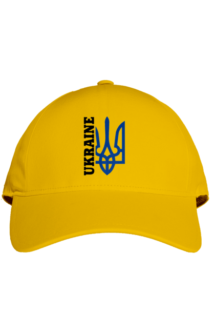 Cap with prints Emblem of Ukraine. Country, emblem, ukraine. 2070702
