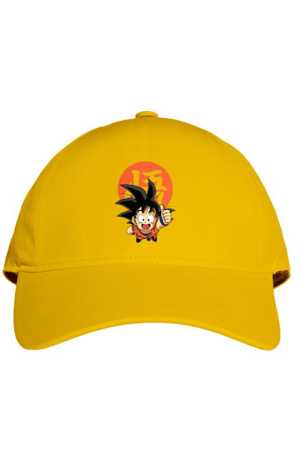 Кепка з принтом "Перли дракона Сон Гоку". Dragon ball, manga, son goku, аніме, гоку, манга, перли дракона, сон гоку. 2070702