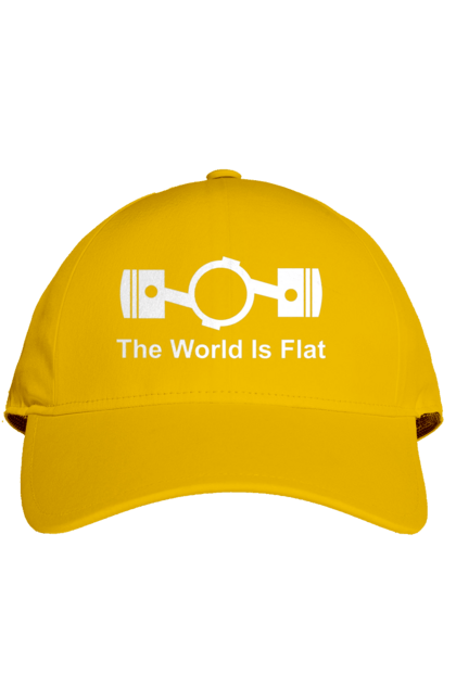 Cap with prints World Flat Wh. Auto, cars, detail. 2070702