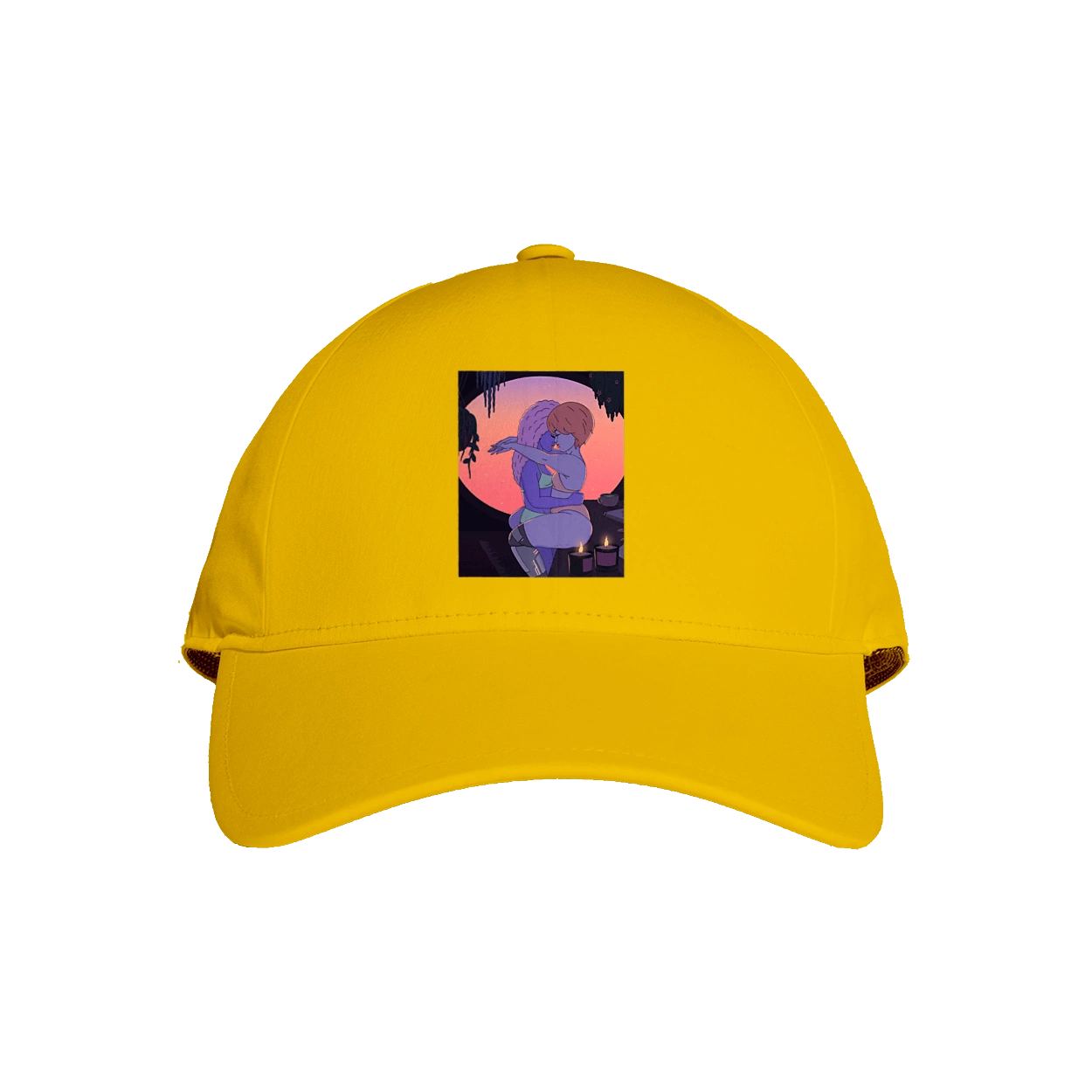 Purple Girls Hugging