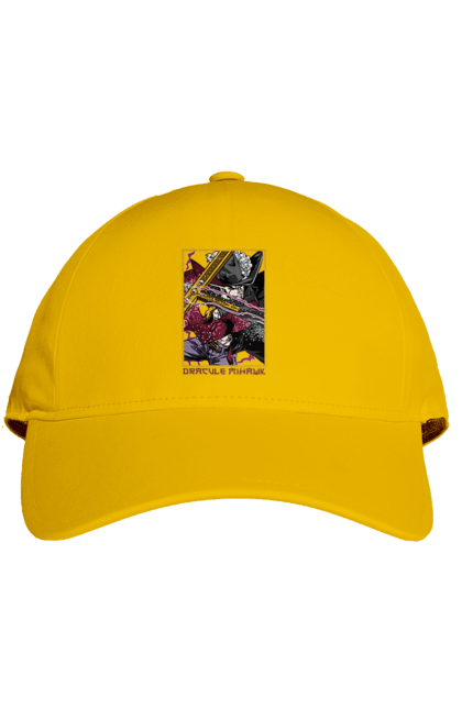 Cap with prints One Piece Dracule Mihawk. Anime, dracule mihawk, manga, mihawk, one piece, straw hat pirates. 2070702