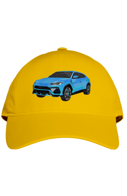 Кепка з принтом "Ламборгіні Урус". Автомобіль, ламборгіні, ламборгіні урус, урус. 2070702