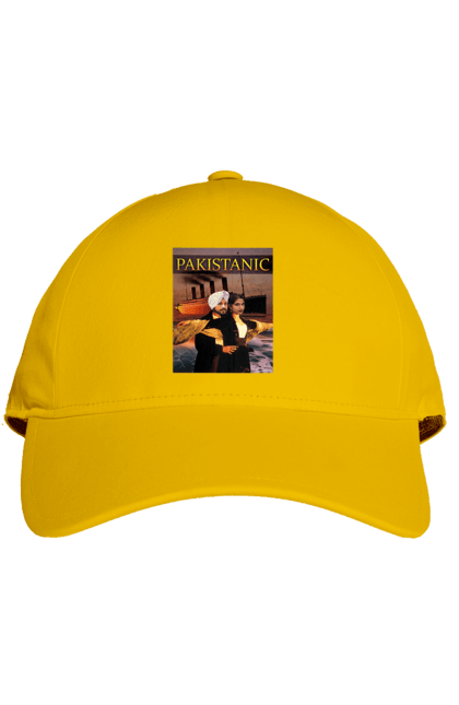 Кепка з принтом "Pakistanic". Гумор, кіно, креативні, пакістан, приколи, прикольні, смішні, титанік, тренди, фільми. 2070702