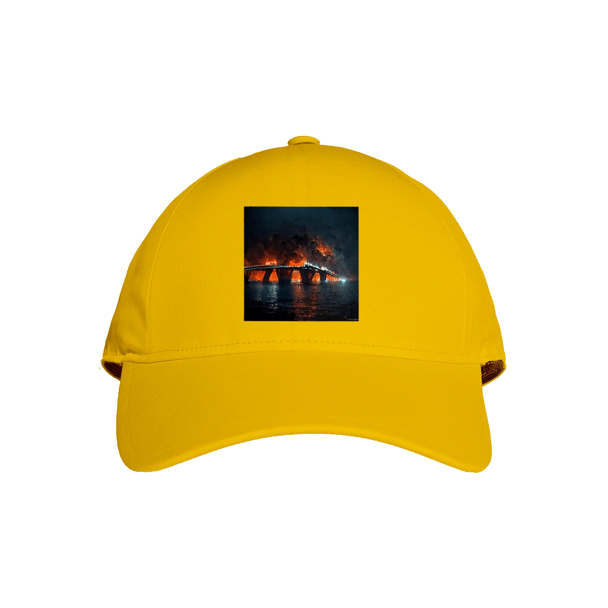 The Crimean bridge is on fire