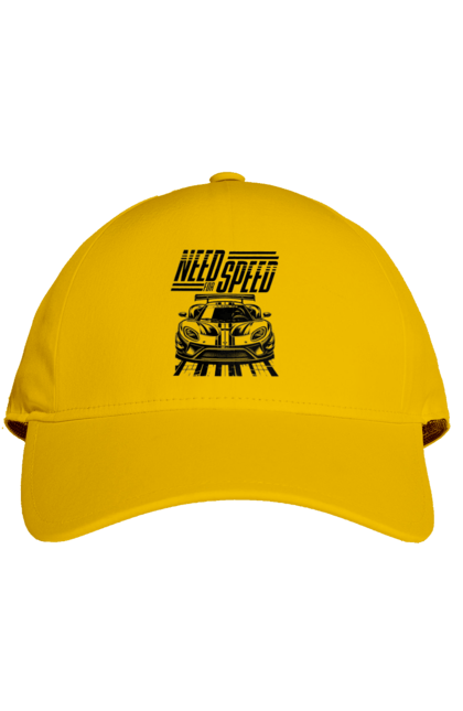 Кепка з принтом "Жага швидкості". Відео ігри, гонки, ігри, комп ютерні ігри, машини, симулятори, швидкість. 2070702