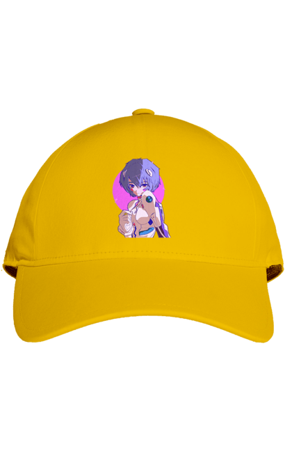 Cap with prints Evangelion Rei. Anime, evangelion, eve, kaoru, manga, rei ayanami, shinji. 2070702