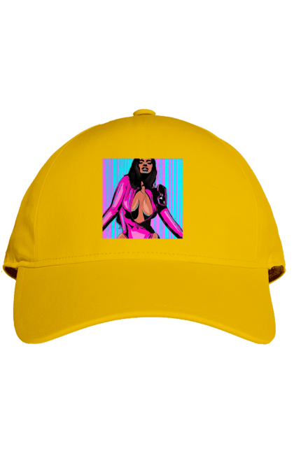 Кепка з принтом "Дівчина З Глибоким Декольте". Гола, дівчина, сиськи. 2070702